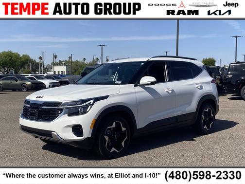 Snow White Pearl 2024 Kia Seltos EX