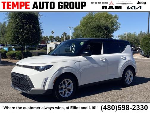Clear White w/Black Roof 2023 Kia Soul S
