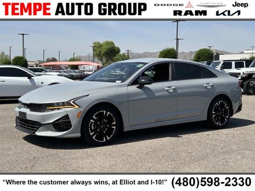 Wolf Gray 2024 Kia K5 GT-Line