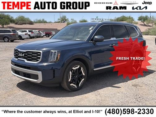 Midnight Lake Blue 2024 Kia Telluride S
