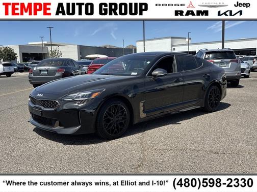 Aurora Black 2023 Kia Stinger GT-Line