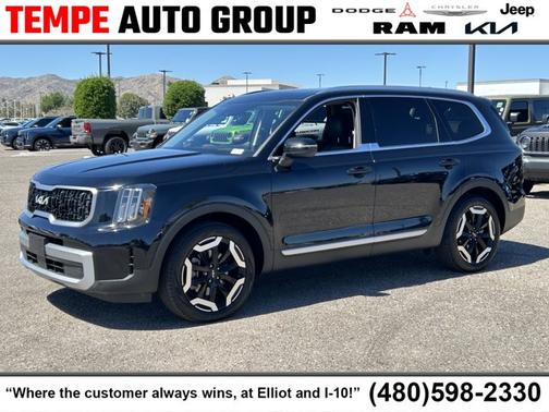 Ebony Black 2024 Kia Telluride EX