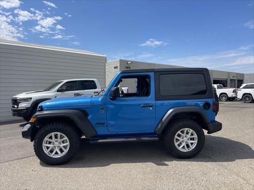 Hydro Blue Pearlcoat 2023 Jeep Wrangler 2-Door Sport S 4x4