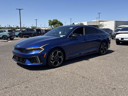 Yacht Blue 2025 Kia K5 GT-Line