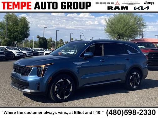 Mineral Blue 2025 Kia Sorento Plug-In Hybrid EX