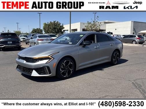 Steel Matte Gray 2025 Kia K5 GT-Line