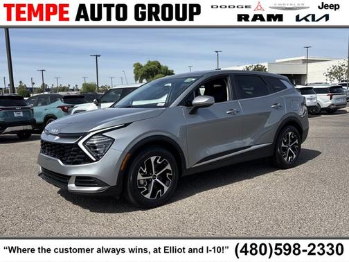 Steel Gray 2024 Kia Sportage EX