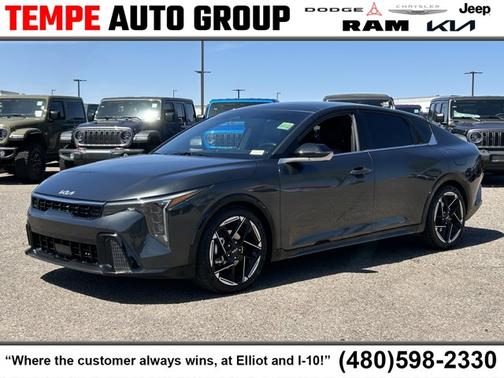 Interstellar Gray 2025 Kia K4 GT-Line
