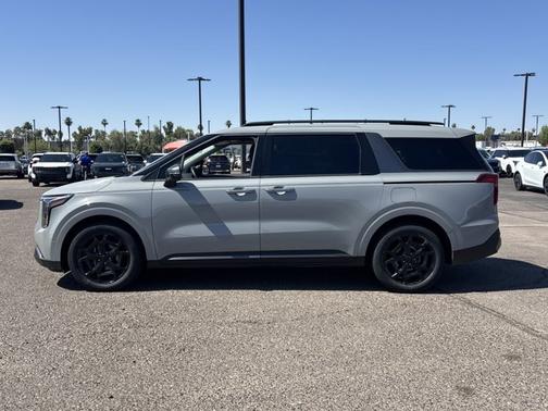 Ceramic Silver 2026 Kia Carnival Hybrid SX