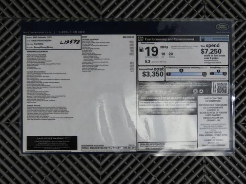 2025 Land Rover Defender 110 P400 S