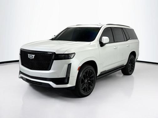Crystal White Tricoat 2023 Cadillac Escalade Sport Platinum