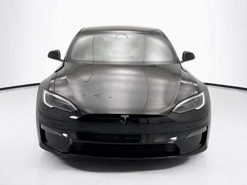Solid Black 2022 Tesla Model S Plaid