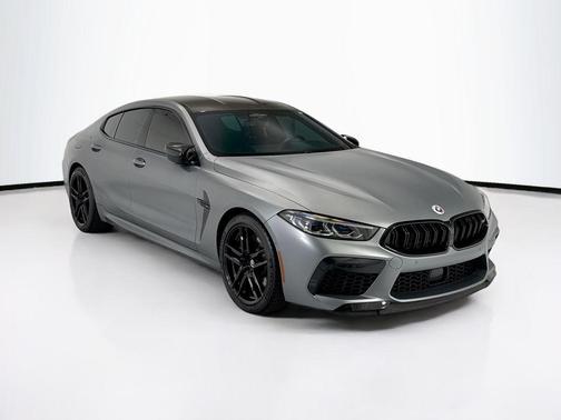 Frozen Pure Grey Metallic 2023 BMW M8 Gran Coupe Competition