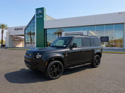 Santorini Black Metallic 2026 Land Rover Defender P400 X-Dynamic SE
