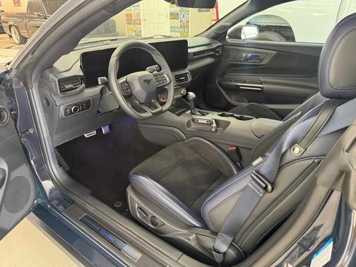 Blue 2024 Ford Mustang Dark Horse Fastback