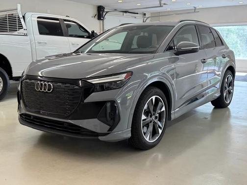 Pebble Gray 2024 Audi Q4 e-tron Premium Plus 55 quattro
