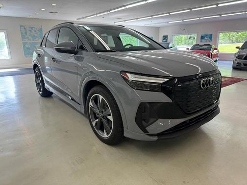 Pebble Gray 2024 Audi Q4 e-tron Premium Plus 55 quattro