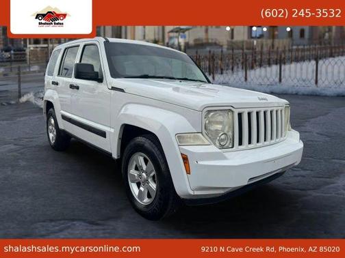 White 2012 Jeep Liberty Sport