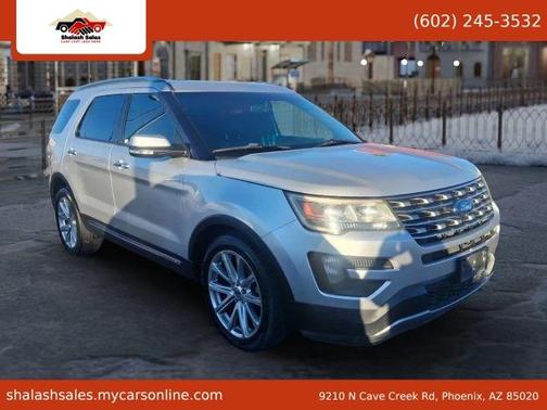 Silver 2016 Ford Explorer Limited