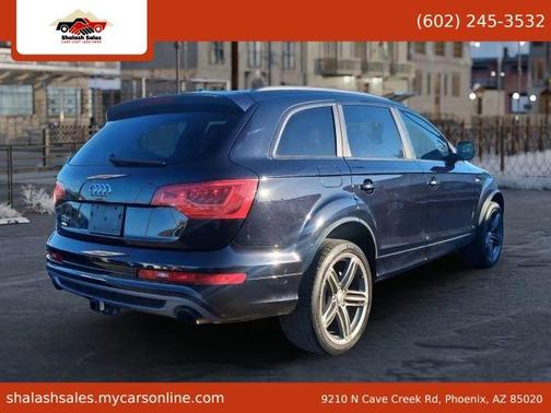 Black 2013 Audi Q7 3.0T S line Prestige