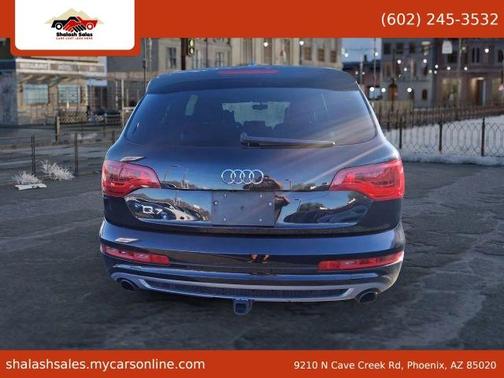 Black 2013 Audi Q7 3.0T S line Prestige