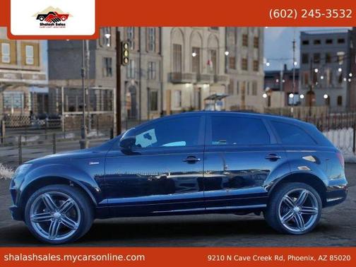Black 2013 Audi Q7 3.0T S line Prestige