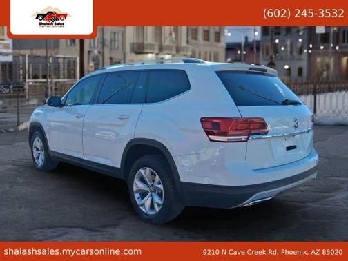 Pure White 2018 Volkswagen Atlas 3.6L Launch Edition