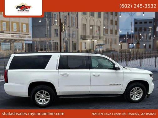 White 2017 Chevrolet Suburban LS