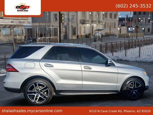 Silver 2015 Mercedes-Benz M-Class ML 350 4MATIC