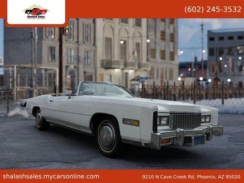 White 1976 Cadillac Eldorado NULL