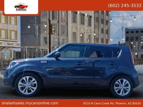 Blue 2016 Kia Soul +