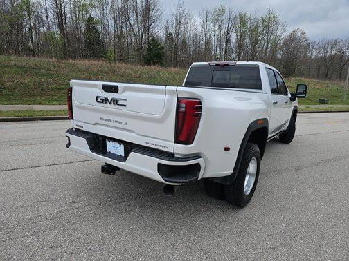 White Frost Tricoat 2025 GMC Sierra 3500 Denali