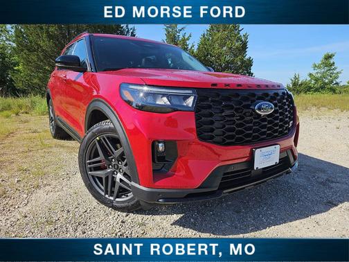 Rapid Red Metallic Tinted Clearcoat 2026 Ford Explorer ST