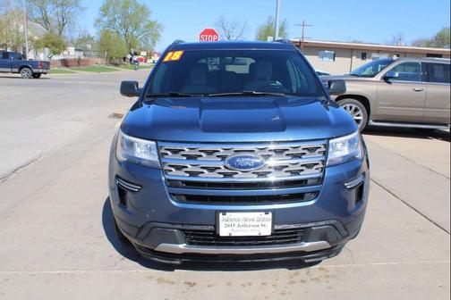Blue Metallic 2018 Ford Explorer XLT