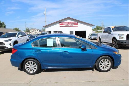 Dyno Blue Pearl 2012 Honda Civic EX