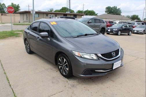 Gray 2014 Honda Civic EX