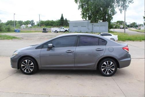 Gray 2014 Honda Civic EX