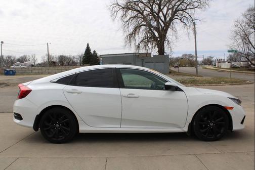 Platinum White Pearl 2020 Honda Civic Sport