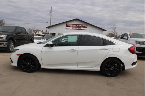 Platinum White Pearl 2020 Honda Civic Sport