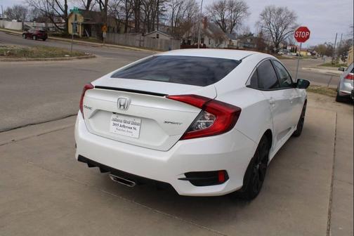 Platinum White Pearl 2020 Honda Civic Sport