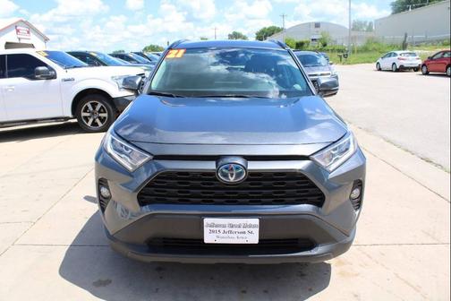 Gray 2021 Toyota RAV4 Hybrid XLE