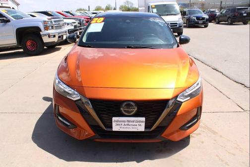 Monarch Orange/Super Black 2020 Nissan Sentra SR