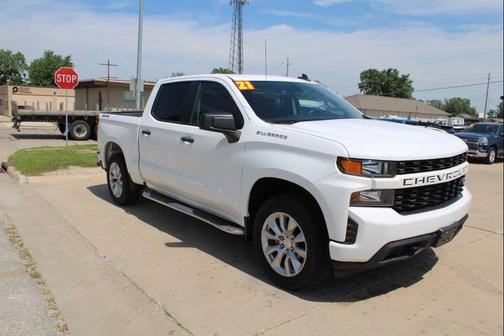 Summit White 2021 Chevrolet Silverado 1500 Custom