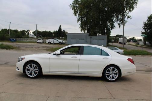 White 2017 Mercedes-Benz S-Class 4MATIC