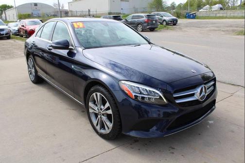 Blue 2019 Mercedes-Benz C-Class C 300 4MATIC