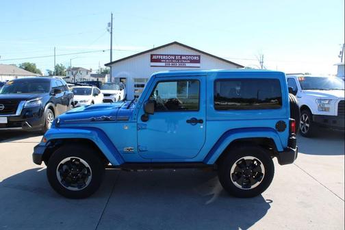 Hydro Blue Pearl Coat 2014 Jeep Wrangler Sahara