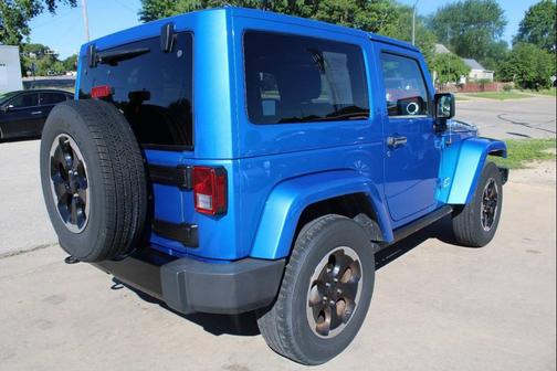 Hydro Blue Pearl Coat 2014 Jeep Wrangler Sahara
