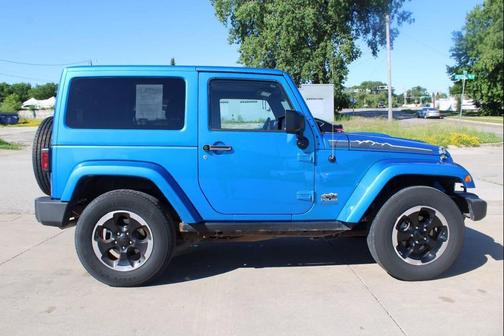 Hydro Blue Pearl Coat 2014 Jeep Wrangler Sahara