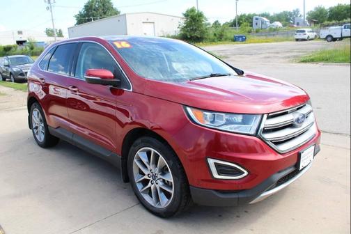 Ruby Red Metallic Tinted Clearcoat 2016 Ford Edge Titanium