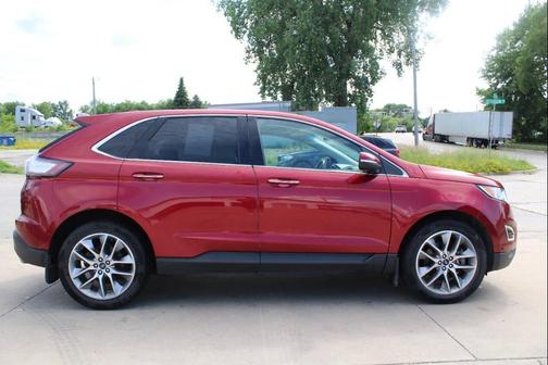 Ruby Red Metallic Tinted Clearcoat 2016 Ford Edge Titanium